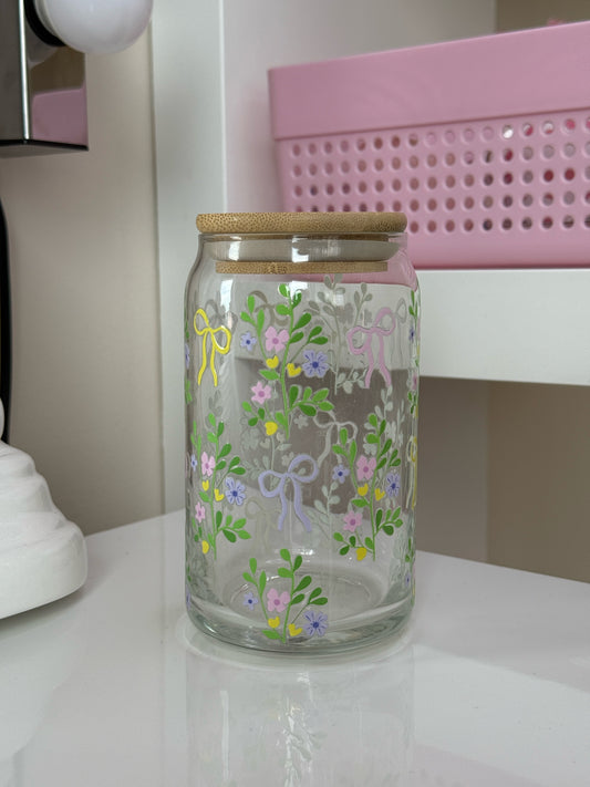 Sklenička - mašličky barevné