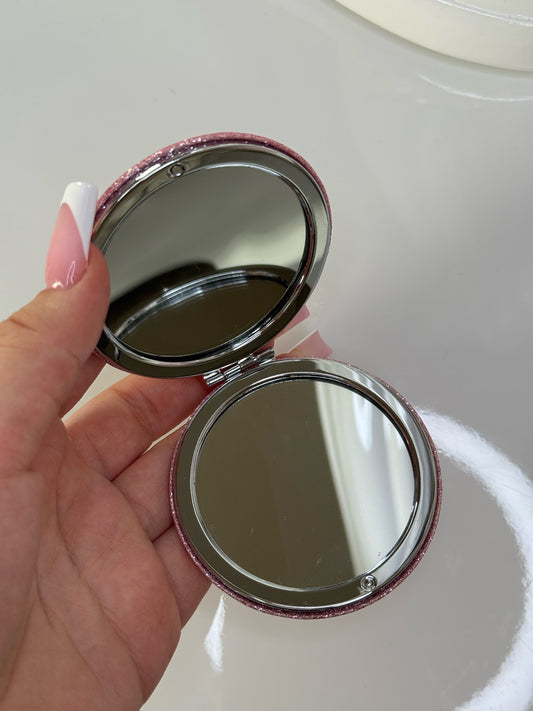 Kulaté zrcátko třpytivé - 2 varianty