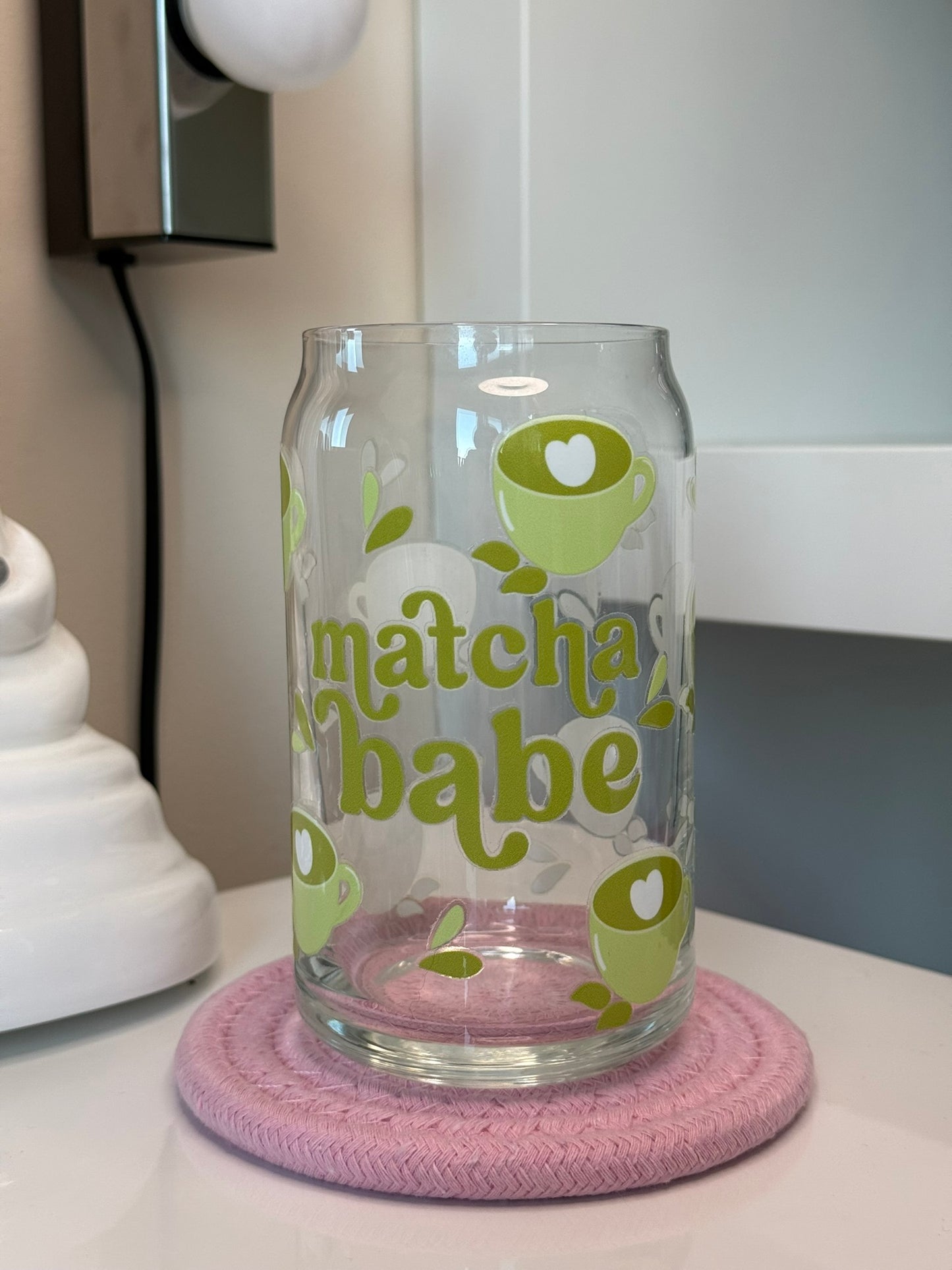 Sklenička - matcha