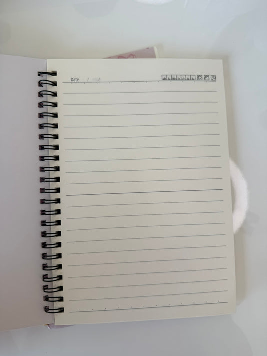 Sešit A5 - 60 listů s mašličkami