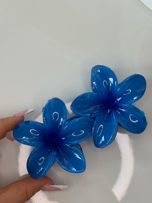 Velký květový skřipec Modrý 8 cm