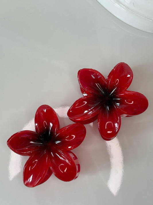 Velký květový skřipec Červený 8 cm