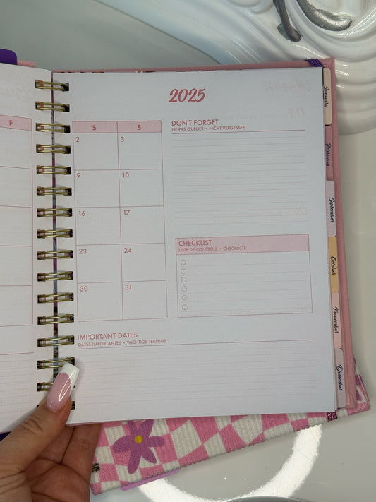 Diář - květinový