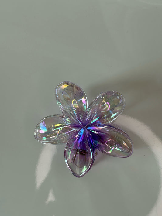 Květový skřipec - průhledný fialový