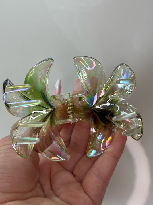 Květový skřipec - průhledný zelený