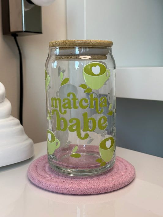 Sklenička - matcha