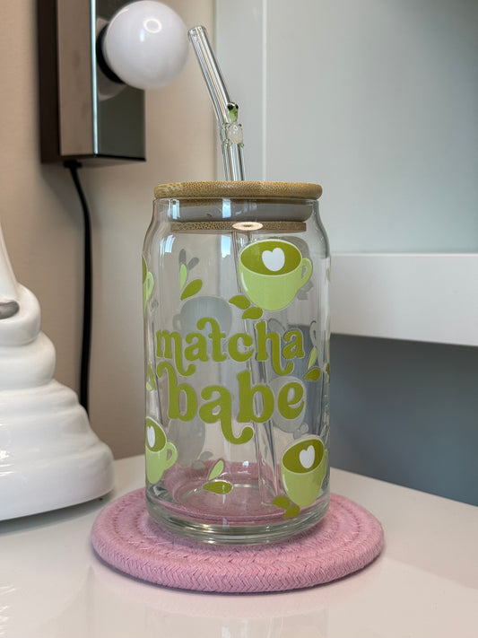 Sklenička - matcha