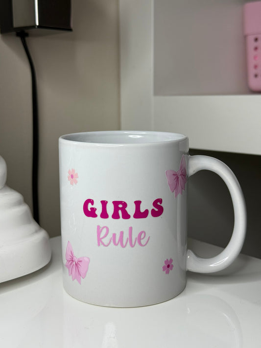 Porcelánový hrníček Girls Rule