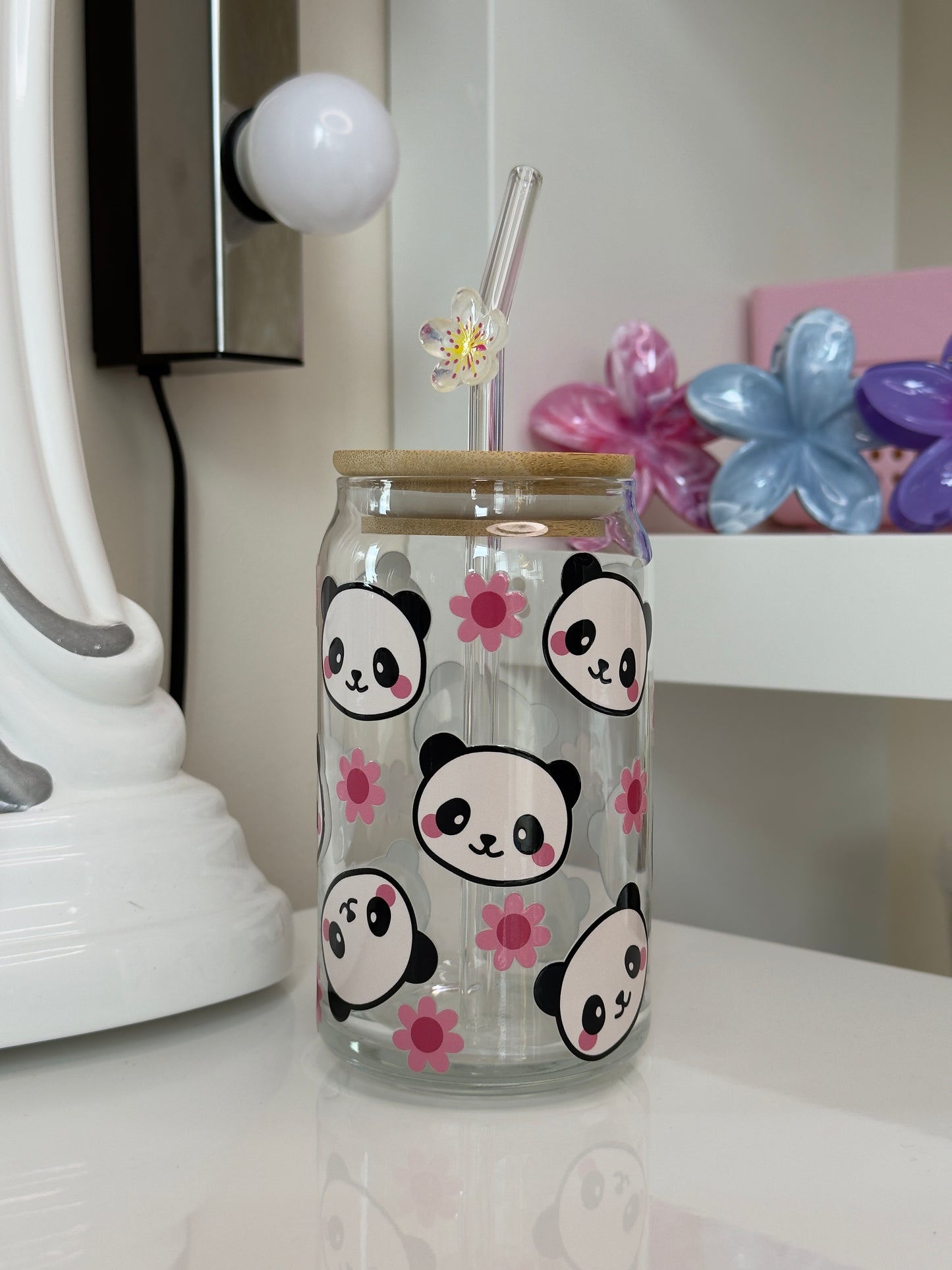 Sklenička - Panda