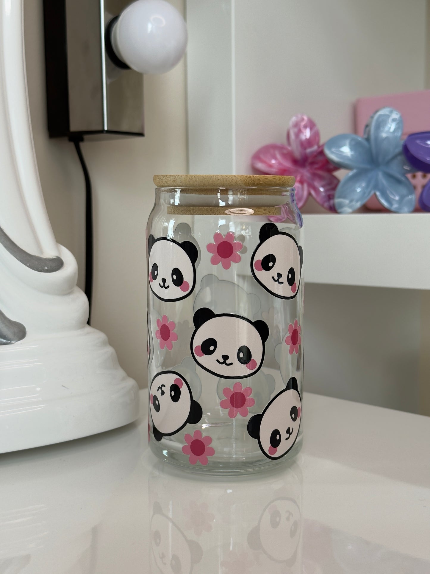 Sklenička - Panda