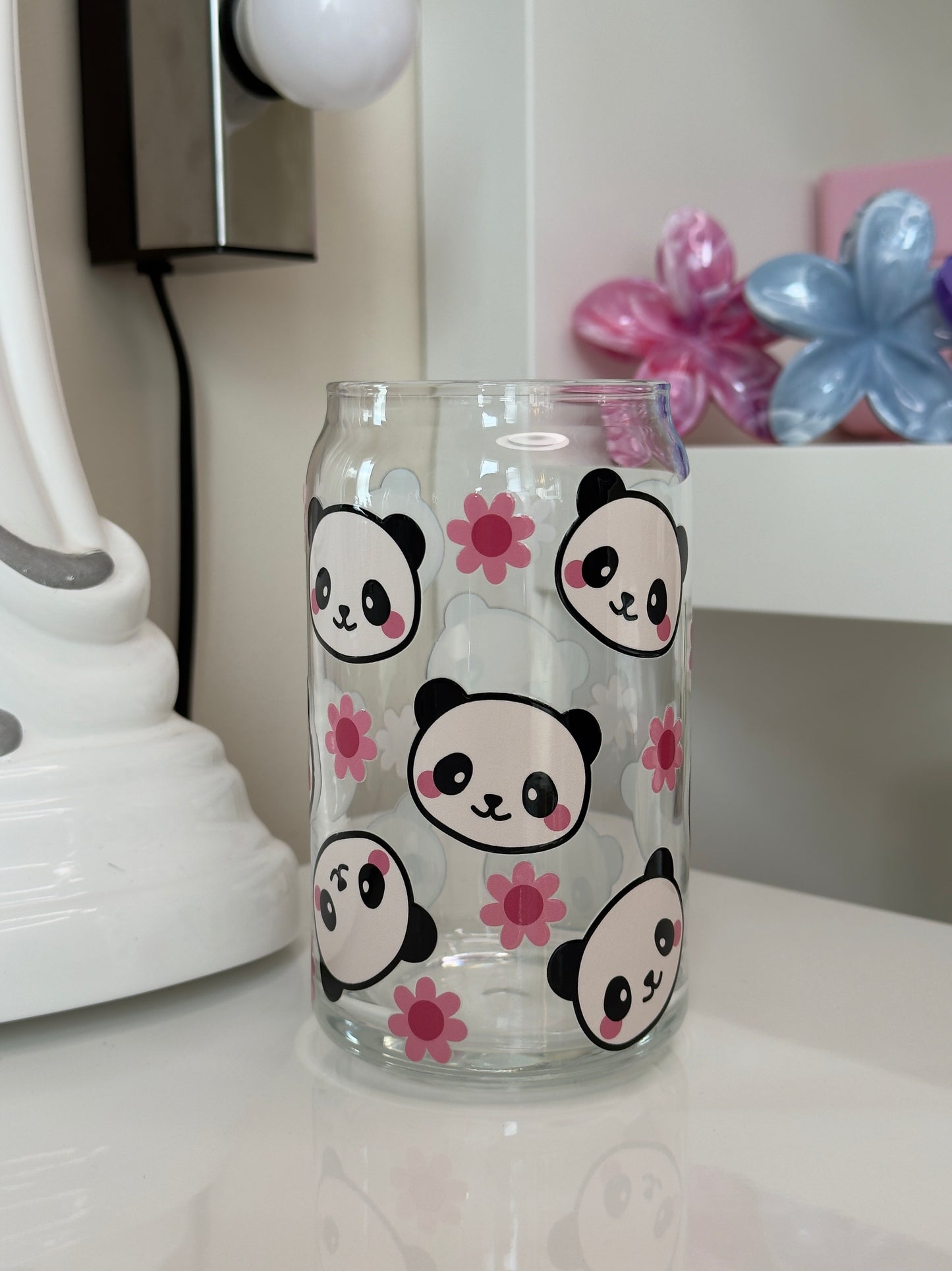 Sklenička - Panda