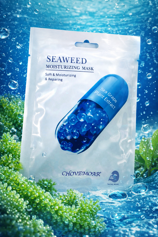 Hydratační pleťová maska s mořskými řasami